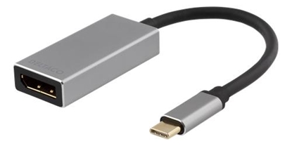 Picture of Adapter USB Deltaco USB-C - DisplayPort Szary  (USBC-DP2)