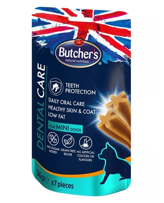 Picture of Butcher's Dental Care - dental snack for miniature dogs - 56g