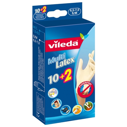 Picture of Cimdi Vileda Multi Latex 10+2 S/M 1gab.