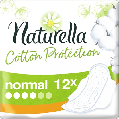 Изображение Hig.paketes Naturella Cotton Single Normal 12gab.