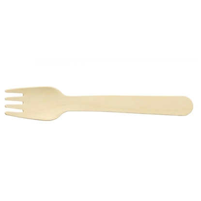 Picture of Vienreizliet. Dakšas Merkant koka 16cm, 100gab.