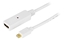 Изображение Kabel Deltaco DisplayPort Mini - HDMI 1m biały (DP-HDMI100)