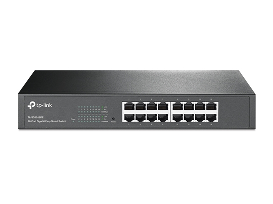 Изображение TP-Link TL-SG1016DE network switch Managed L2 Gigabit Ethernet (10/100/1000) Black