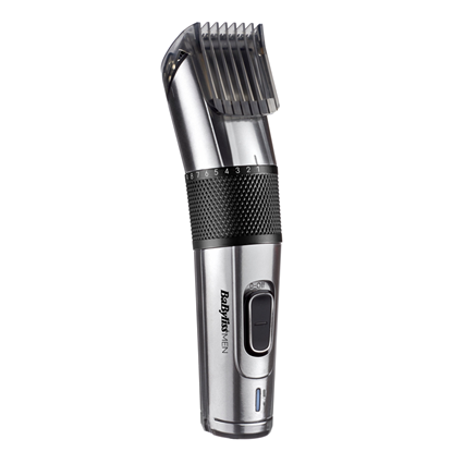 Obrazek BABYLISS Hair Clippers E977E Cordless or corded, Number of length steps 26, Silver/Black