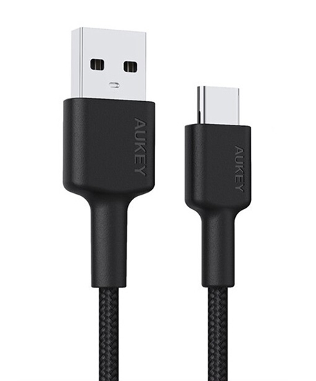 Изображение CB-CA2 OEM nylonowy kabel Quick Charge USB C-USB A | FCP | AFC | 2m | 5 Gbps | 3A | 60W PD | 20V