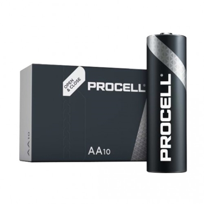 Attēls no LR6/AA baterija 1.5V Duracell Procell INDUSTRIAL sērija Alkaline PC1500 iep. 10gb.