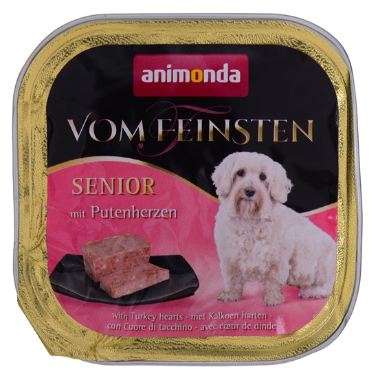 Изображение ANIMONDA vom Feinsten Senior Turkey hearts - wet dog food - 150 g