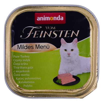Изображение ANIMONDA Vom Feinsten Mildes Menu Turkey - wet cat food - 100g