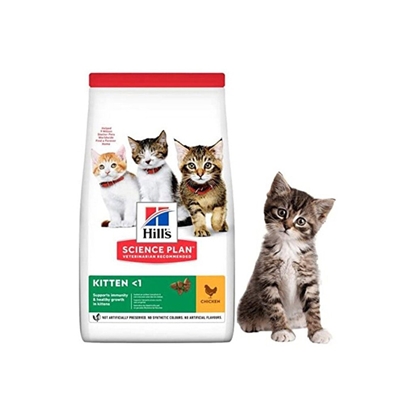 Изображение Barība kaķēnu Hill's Kitten ar vistu 1.5kg