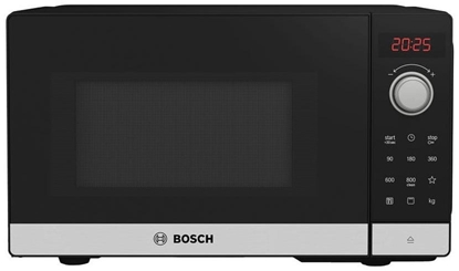 Picture of Bosch Serie 2 FEL023MS2 microwave Countertop Solo microwave 20 L 800 W Black, Stainless steel