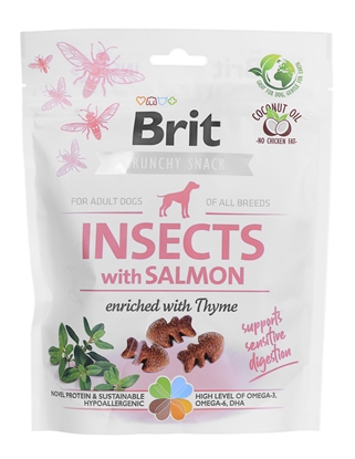Attēls no Brit Care Dog Insects&Salmon - Dog treat - 200 g