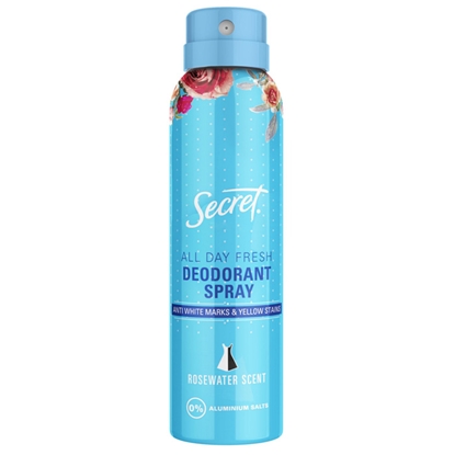 Изображение Dezodorants Secret Rosewater aerosols 150ml