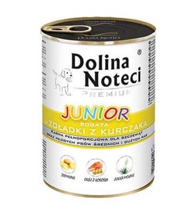 Attēls no DOLINA NOTECI Premium Junior rich in chicken gizzards - wet food for medium and large breed puppies - 400 g