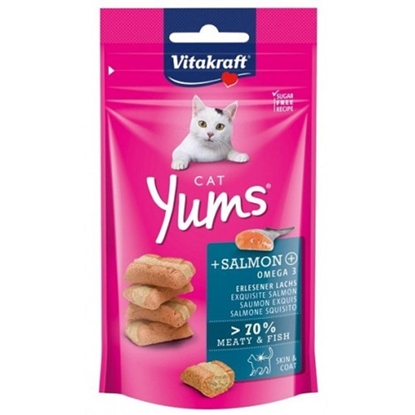 Attēls no Gardums kaķiem Vitakraft Cat Yums ar lasi 40g