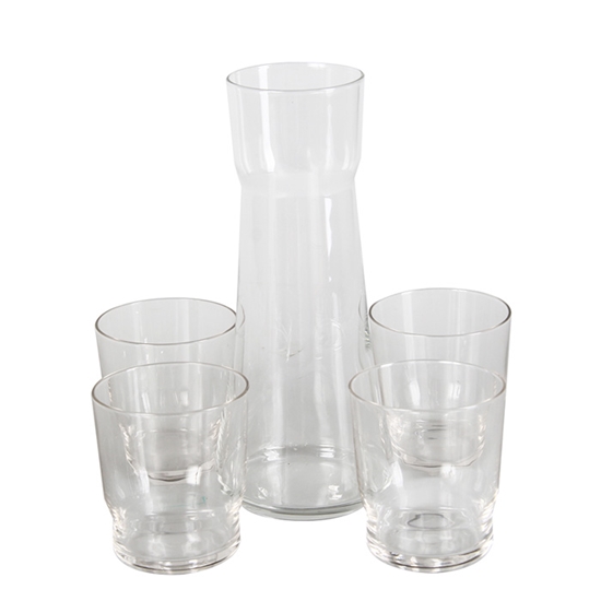 Picture of Glāžu kompl.Balice 4gab.350ml ar karafi 1L