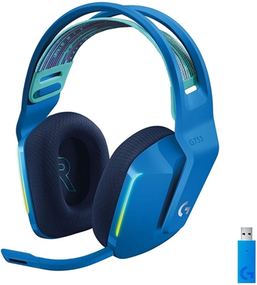 Attēls no Logitech Lightspeed Gaming Headset G733 blue