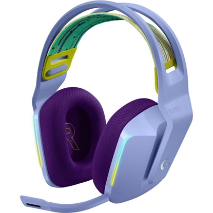 Attēls no Logitech Lightspeed Gaming Headset G733 lilac