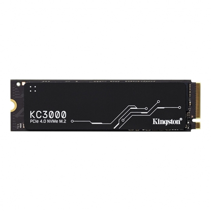 Picture of SSD|KINGSTON|KC3000|512GB|M.2|NVMe|3D TLC|Write speed 3900 MBytes/sec|Read speed 7000 MBytes/sec|TBW 400 TB|MTBF 1800000 hours|SKC3000S/512G