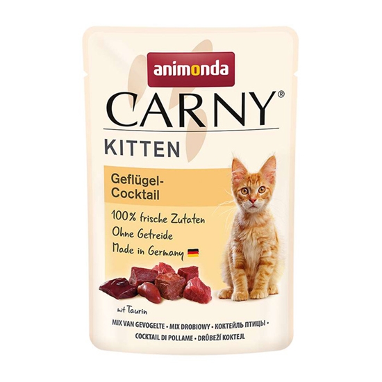Изображение Konservi kaķēniem Animonda Carny putnu gaļ.kokt.0.085