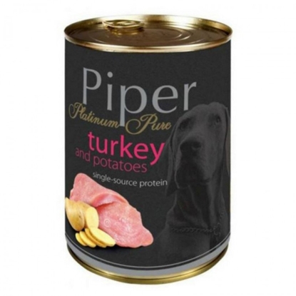Изображение Konservi suņiem Piper Platinum tītars, kartupeļi 400g