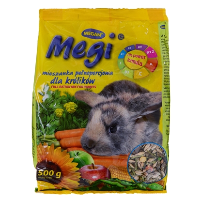 Attēls no MEGAN Megi Pokarm dla królika 500g