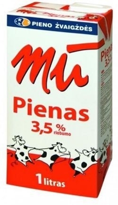 Picture of Milk MŪ, natural, 3.5, 1l (12psc.)