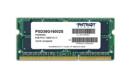Изображение Pamięć Ultrabook DDR3 SODIMM 8GB 1600GHz 