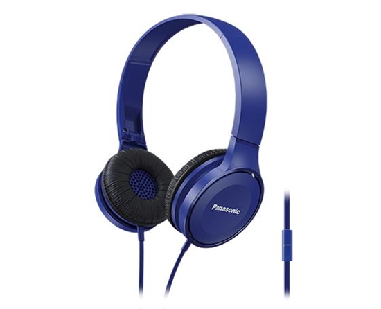 Picture of Panasonic | Overhead Stereo Headphones | RP-HF100ME-A | Wired | Over-ear | Microphone | Blue