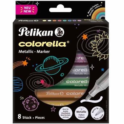 Attēls no Pelikan fibre-tip pens Colorella Metallic 411/FB8
