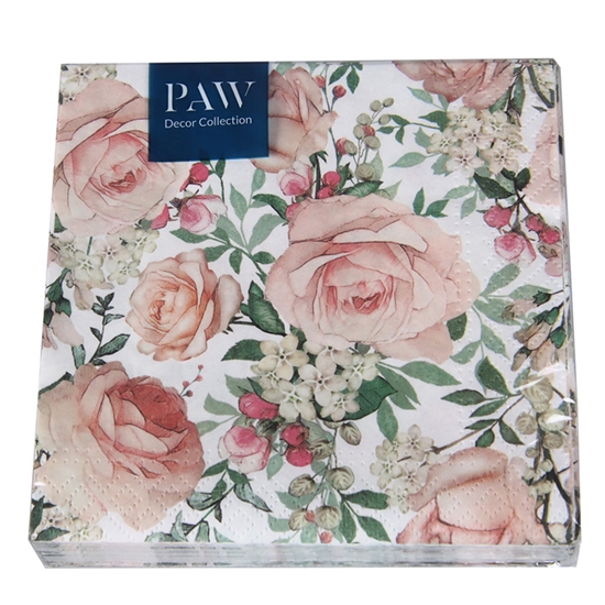 Picture of Salvetes 25x25cm Rozes rozā