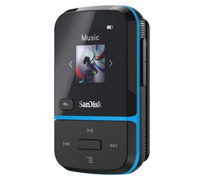 Attēls no SanDisk Clip Sport Go MP3 Player 32 GB Blue