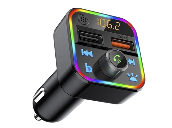 Изображение Transmiter FM Bluetooth 5.1+Qc3.0 RBG
