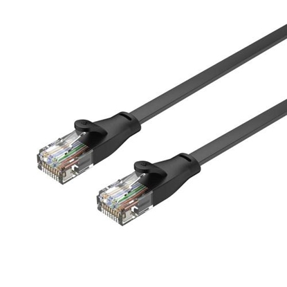 Attēls no Unitek Kabel sieciowy płaski UTP Ethernet Cat.6 3m (C1811GBK)