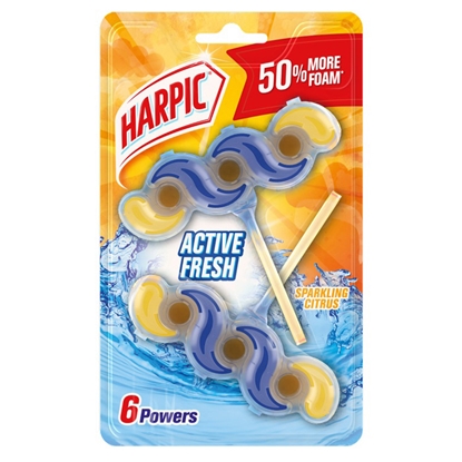Attēls no WC bloks Harpic Fresh Power Summer Citrus Duo paka 2x35g