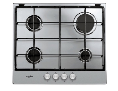 Picture of Whirlpool TGML 650 IX hob Silver Built-in Gas 4 zone(s)
