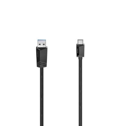 Изображение Kabel USB Hama USB-A - USB-C 1 m Czarny (002006570000)