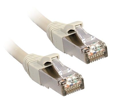 Picture of Lindy 1m Cat6 networking cable Grey F/UTP (FTP)