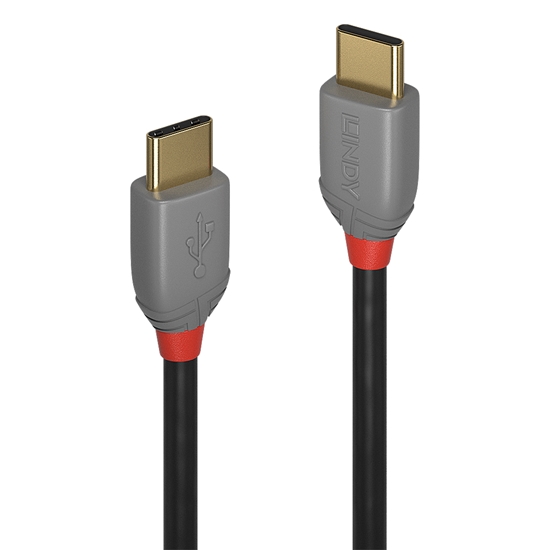 Изображение Lindy 2m USB 2.0 Type C Cable, Anthra Line