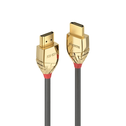 Attēls no Lindy 2m Ultra High Speed HDMI Cable, Gold Line