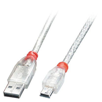 Изображение Lindy USB 2.0 Kabel A/mini-B 1m