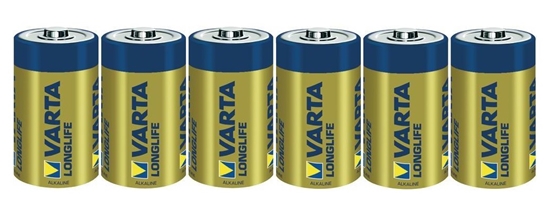 Picture of Varta Longlife Extra D, 6x Single-use battery Alkaline