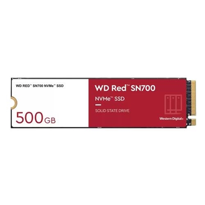 Изображение SSD|WESTERN DIGITAL|Red SN700|500GB|M.2|PCIE|NVMe|Write speed 2600 MBytes/sec|Read speed 3430 MBytes/sec|WDS500G1R0C