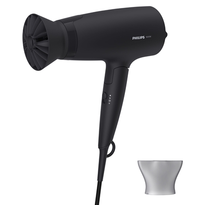 Picture of Philips 3000 Series hair dryer BHD308/10, 1600 W, ThermoProtect attachment, 3 heat & speed settings