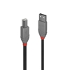 Изображение Lindy 2m USB 2.0 Type A to B Cable, Anthra Line