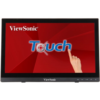 Attēls no Viewsonic TD1630-3 computer monitor 39.6 cm (15.6") 1366 x 768 pixels HD LCD Touchscreen Multi-user Black
