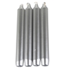 Picture of Galda svece 2.1x17.5cm 4gab. Sudraba