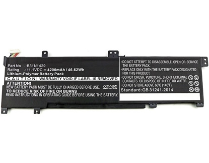 Attēls no Bateria CoreParts do Asus A501C1-Z1-C10, A501LB5200, A501LX-DM023H, Vivobook A501L, Vivobook A501LX