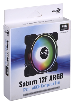 Picture of AEROCOOL PGS SATURN 12F ARGB 6P fan (120mm)