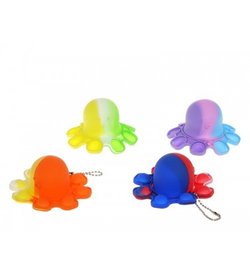 Picture of Breloks piekariņš POP IT Astoņkājis dažādas ap 9 cm 513440