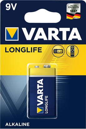 Picture of 1 Varta Longlife 9V-Block     k 6 LR 61